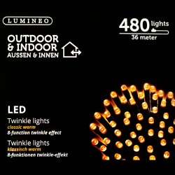 Sznur 120 LED zimna biel 12m