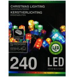 Sznur 240 LED multukolor 24m