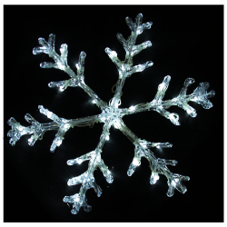 Śnieżynka wisząca 40 LED