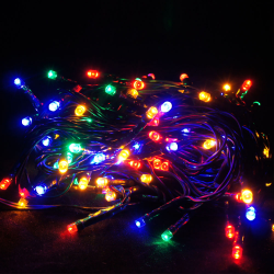 Sznur 320 LED multikolor 24m